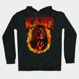 Kane Flames Portrait Hoodie